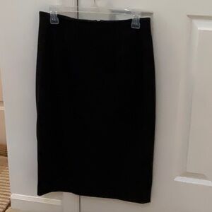 Halogen Black Midi Pencil Skirt for Work